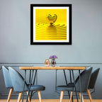 Golden Heart Ripples Wall Art