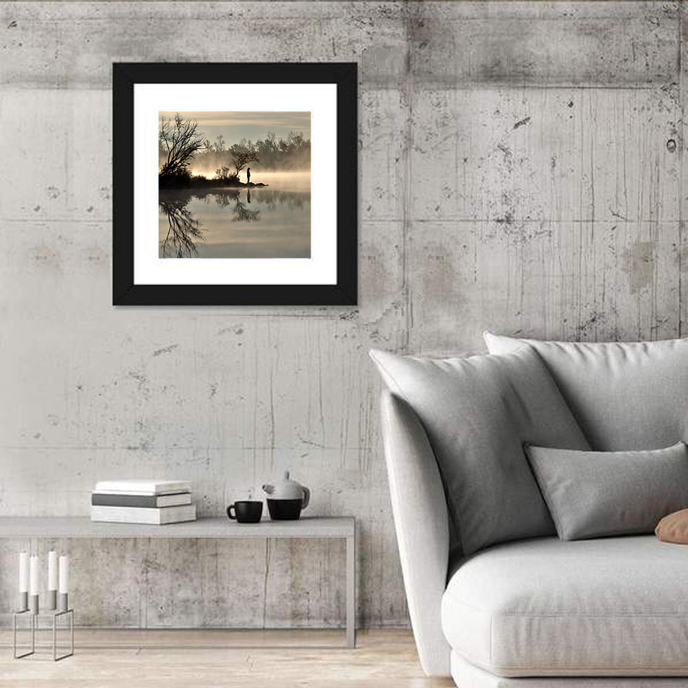 Centennial Lake Mist Wall Art