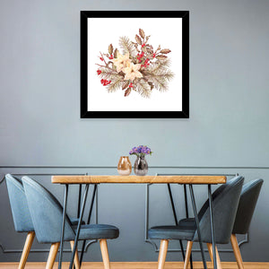 Retro Flower Bouquet Wall Art