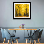 Yellow Autumn Forest Path Wall Art