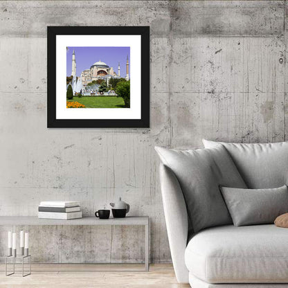 Hagia Sophia Fountain Gardens Istanbul Wall Art