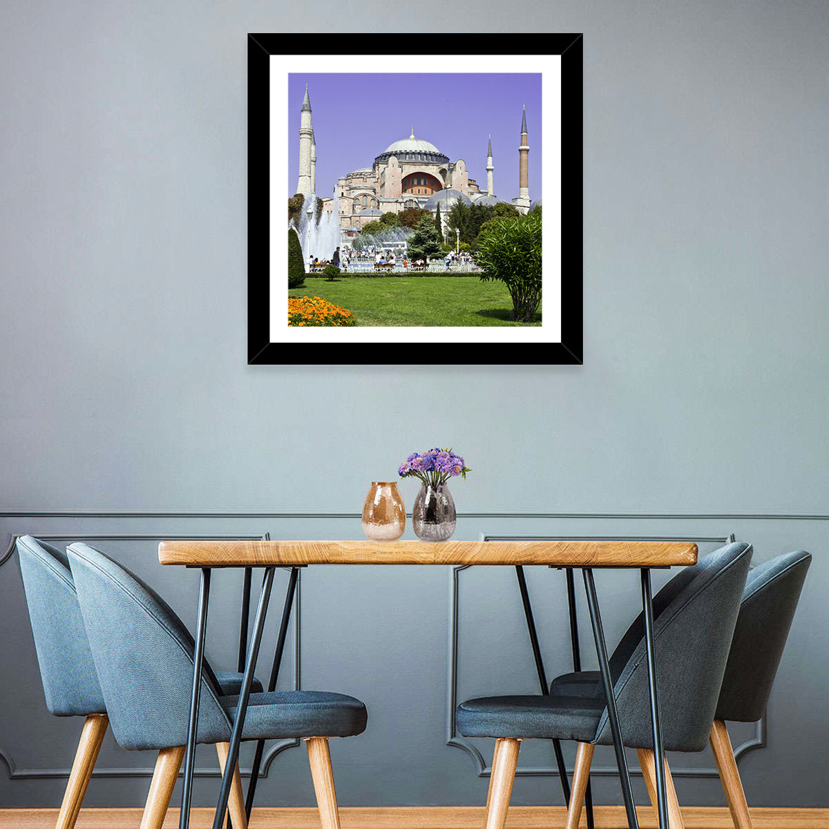 Hagia Sophia Fountain Gardens Istanbul Wall Art
