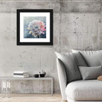 Winter Gerbera with Golden Script Wall Art