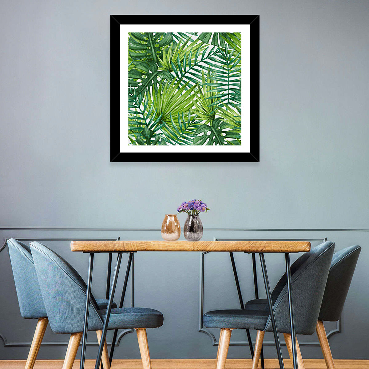 Palm Leaves Pattern Ii Wall Art