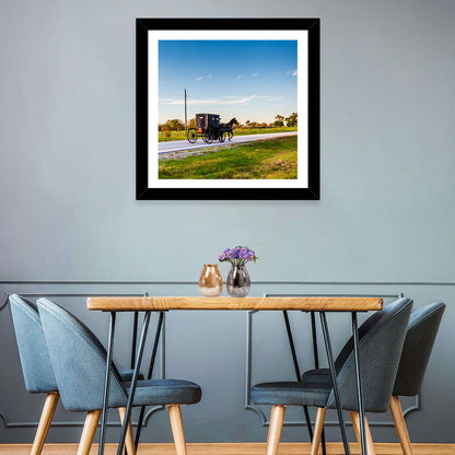 Amish Horse and Buggy, Oklahoma Wall Art