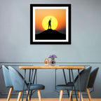 Champion Silhouette at Sunset Wall Art