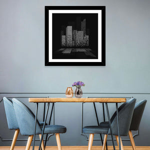 City Lights Abstract Wall Art