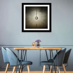 Suspended Pocket Watch in Rain Wall Art