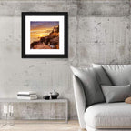 Bass Harbor Head Light at Sunset Wall Art