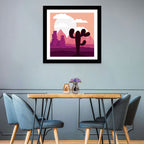 Saguaro Sunset Wall Art