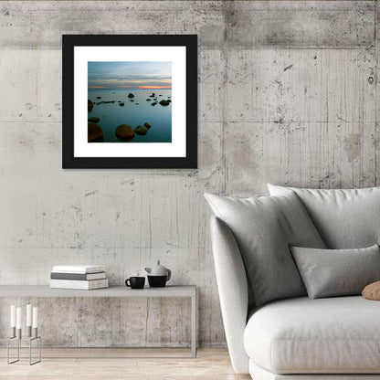 Baltic Sea at Twilight Wall Art