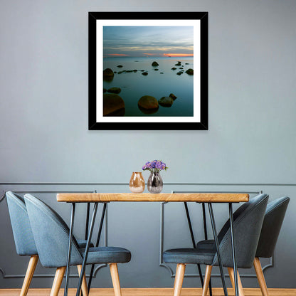 Baltic Sea at Twilight Wall Art
