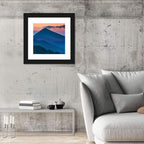 Twilight Mountain Range Wall Art