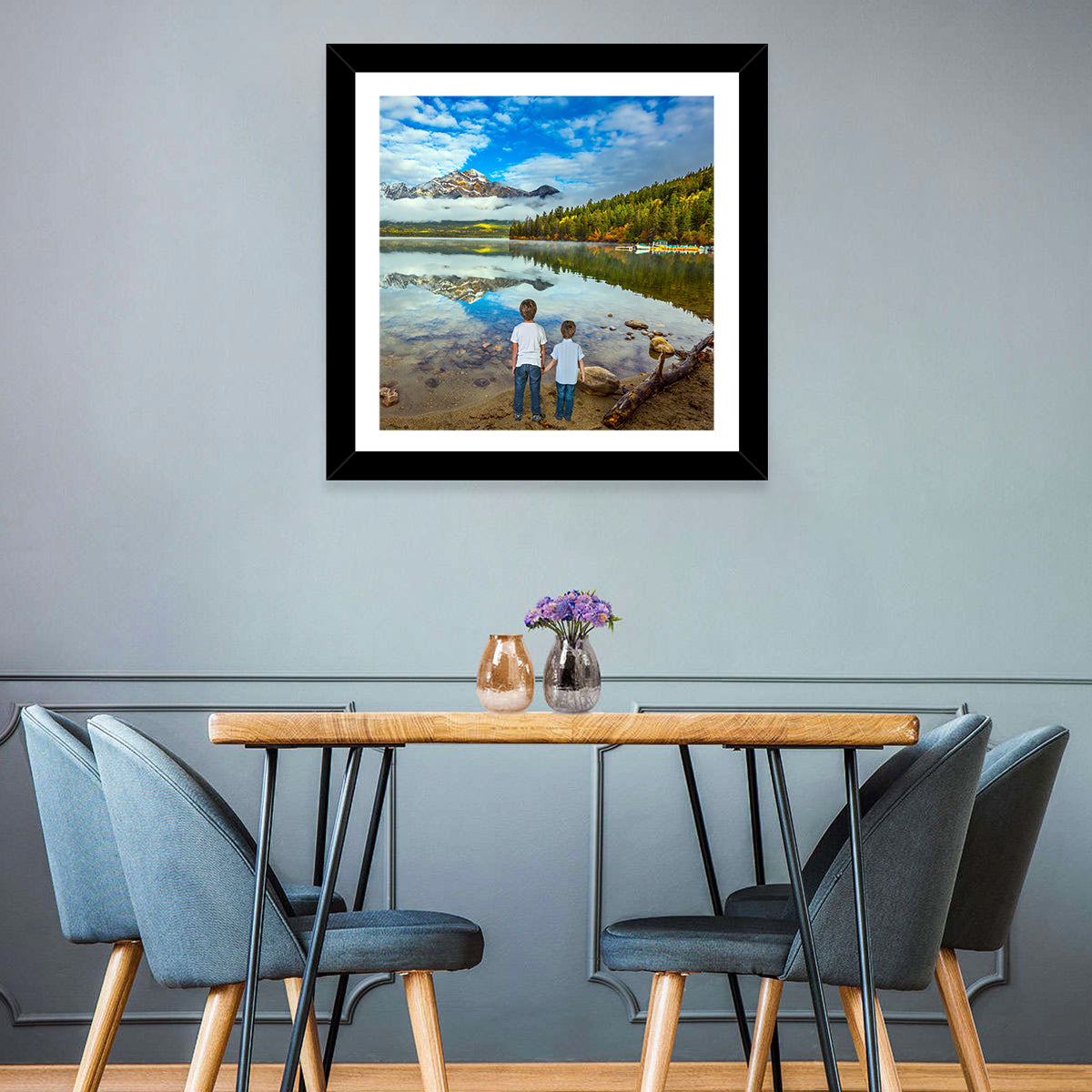Pyramid Lake Reflection Wall Art