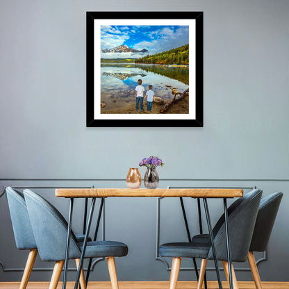 Pyramid Lake Reflection Wall Art