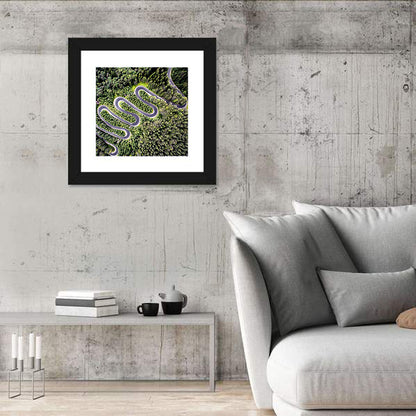 Serpentine Mountain Road Wall Art