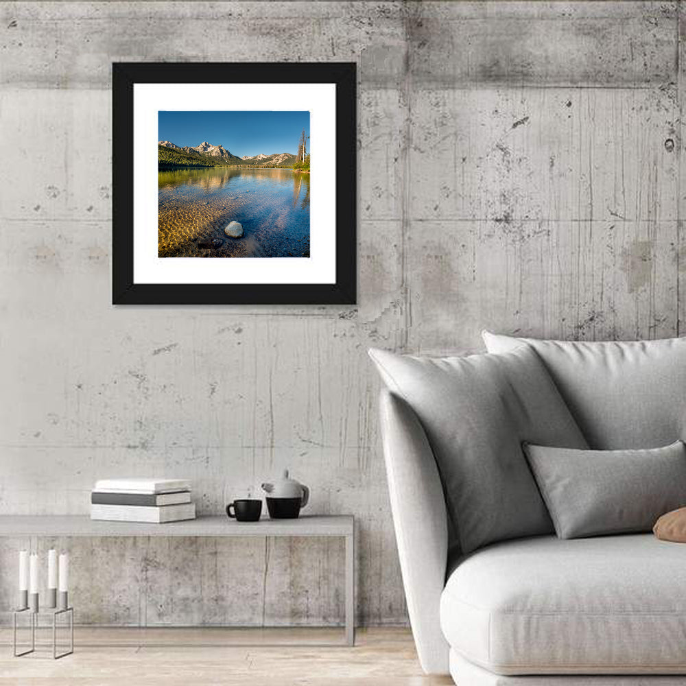 Morning Light at Stanley Lake Wall Art