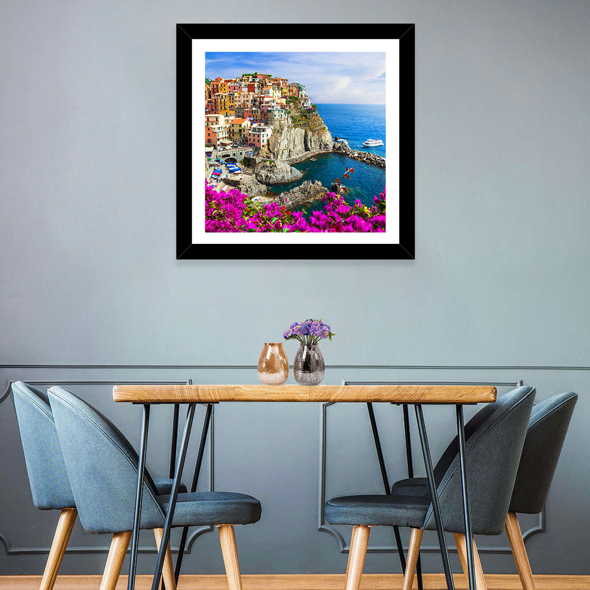 Manarola Cliffside Village Wall Art