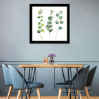 Watercolor Eucalyptus Stems Wall Art