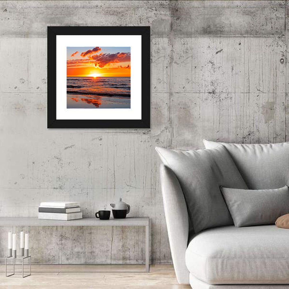 Sunset Over the Baltic Wall Art