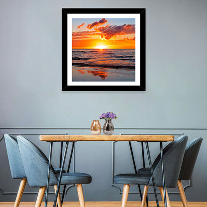 Sunset Over the Baltic Wall Art