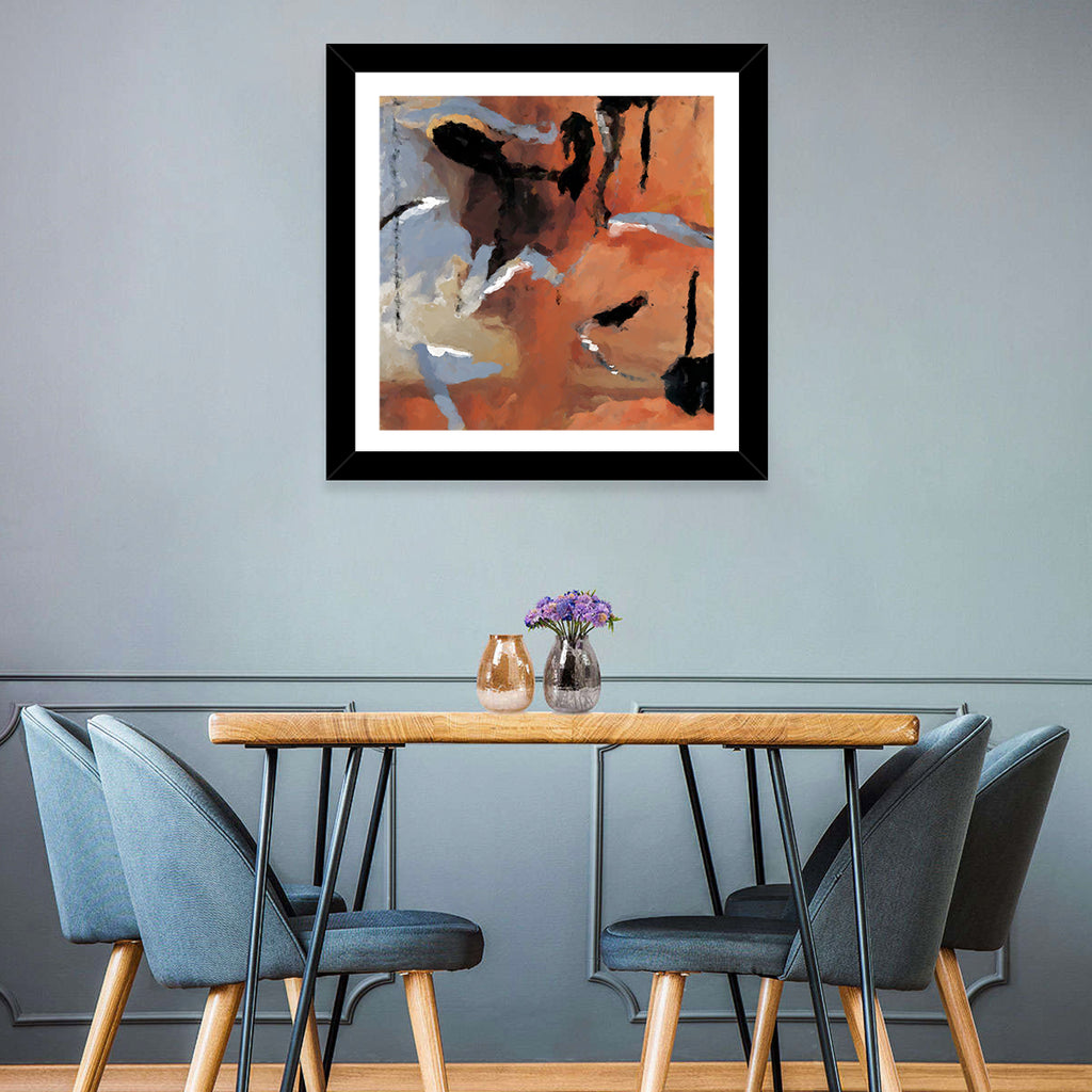 Barking Dog Gestural Abstract Wall Art