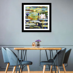 Water Lilies Painting Wall Art