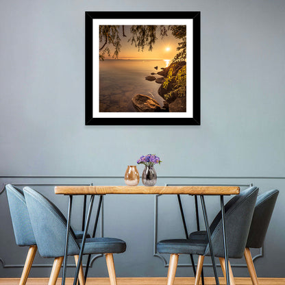 Simcoe Lake Golden Hour Wall Art