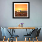 Indiana Farm Field at Golden Hour Wall Art