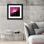 Magenta Yin Yang Symbol Wall Art