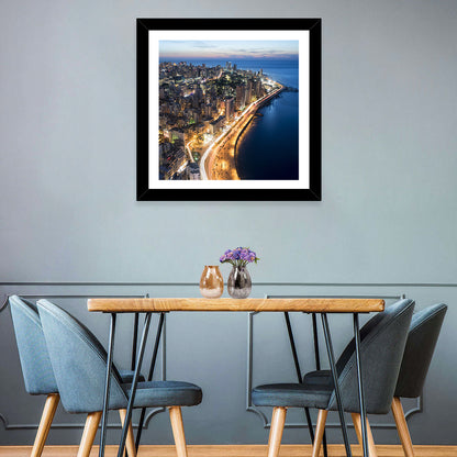 Beirut Corniche at Dusk Wall Art