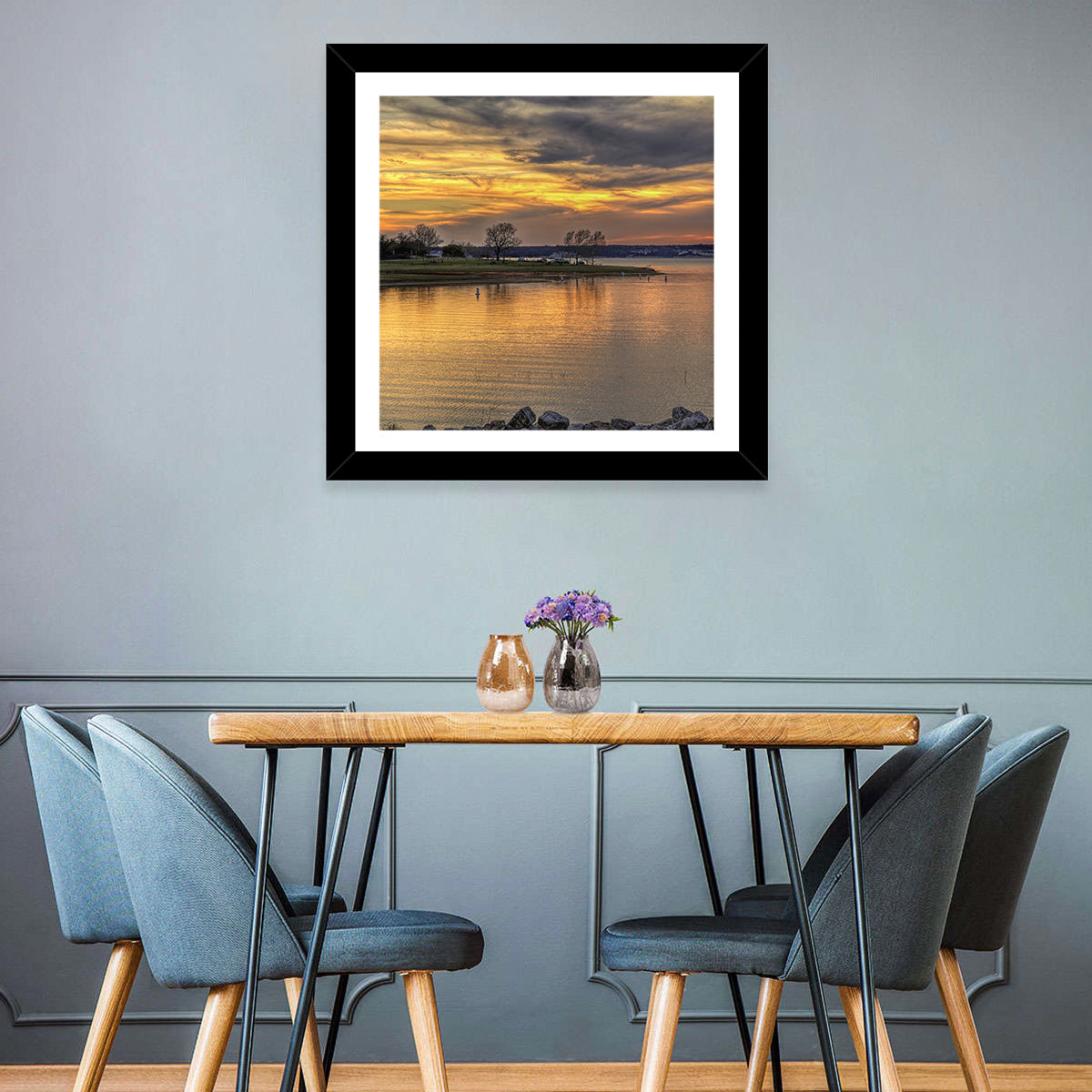 Lake Whitney Sunset Wall Art
