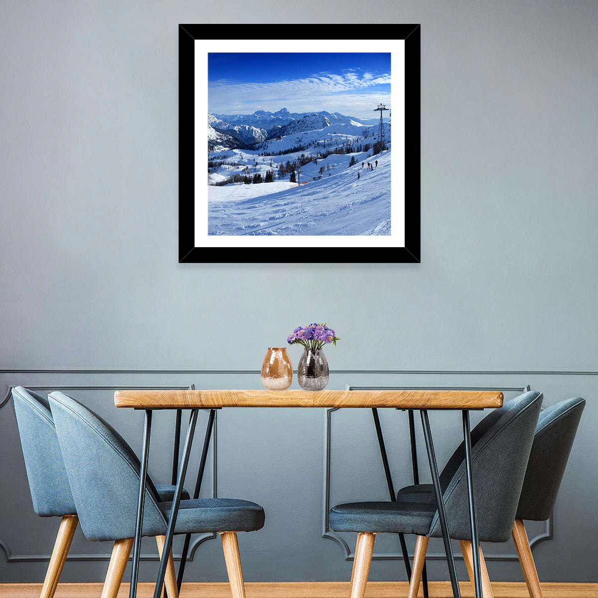 Nassfeld Ski Resort View Wall Art