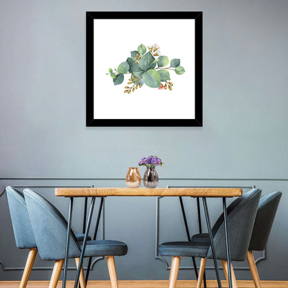 Green Eucalyptus Leaves Wall Art