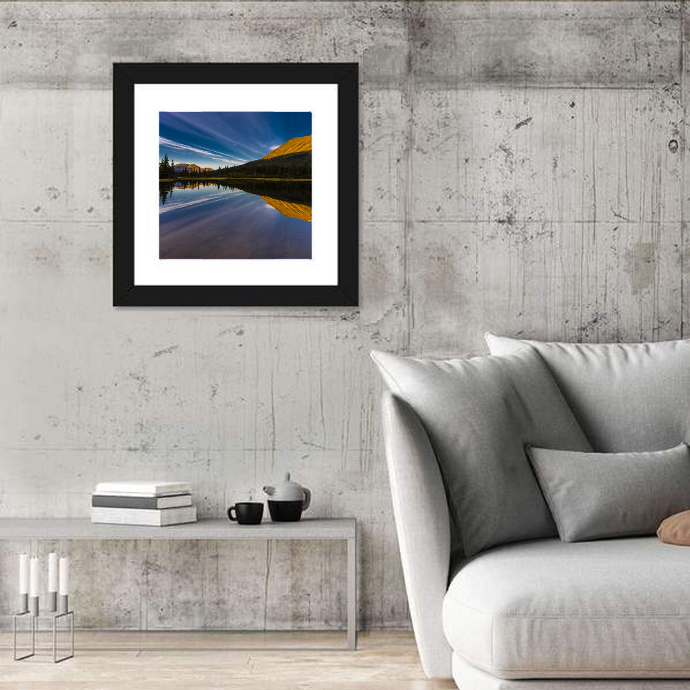 Rainbow Lake at Golden Hour Wall Art