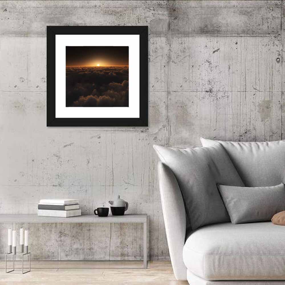 Sunset Over Cloud Sea Wall Art