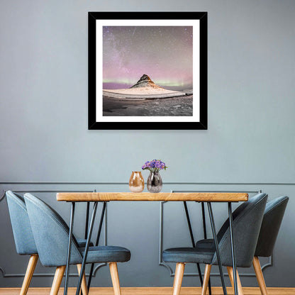 Aurora Over Kirkjufell Wall Art