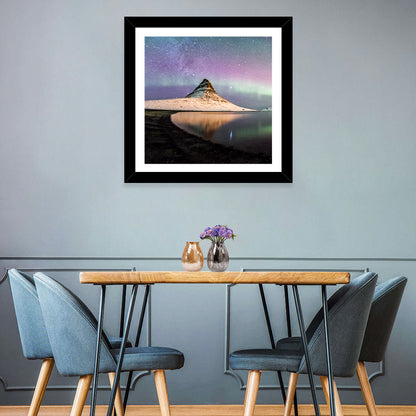 Kirkjufell Under the Milky Way Wall Art