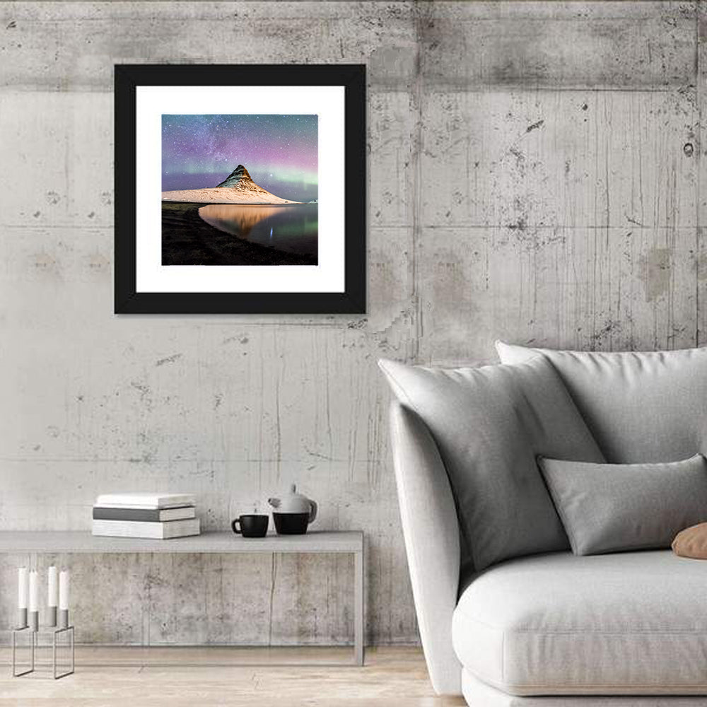 Kirkjufell Under the Milky Way Wall Art