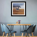 Icelandic Church with Dark Steeple Wall Art