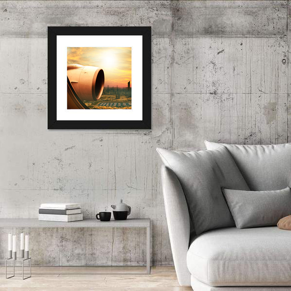 Kuwait City at Golden Hour Wall Art