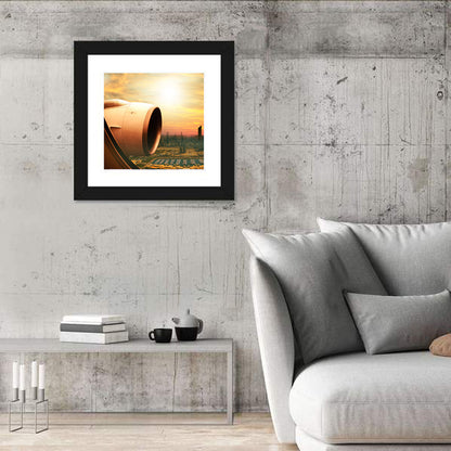 Kuwait City at Golden Hour Wall Art