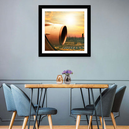 Kuwait City at Golden Hour Wall Art