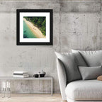 Dominica Beach Aerial, Late Afternoon Wall Art