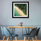Dominica Beach Aerial, Late Afternoon Wall Art