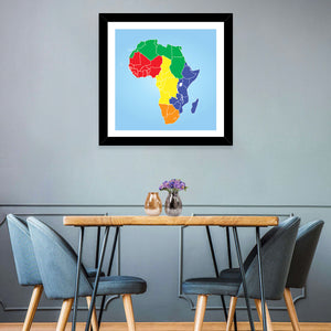 Africa Map Wall Art