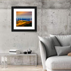 Golden Hour Wind Turbines Wall Art