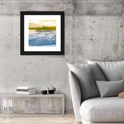 Matanuska Glacier at Sunset Wall Art