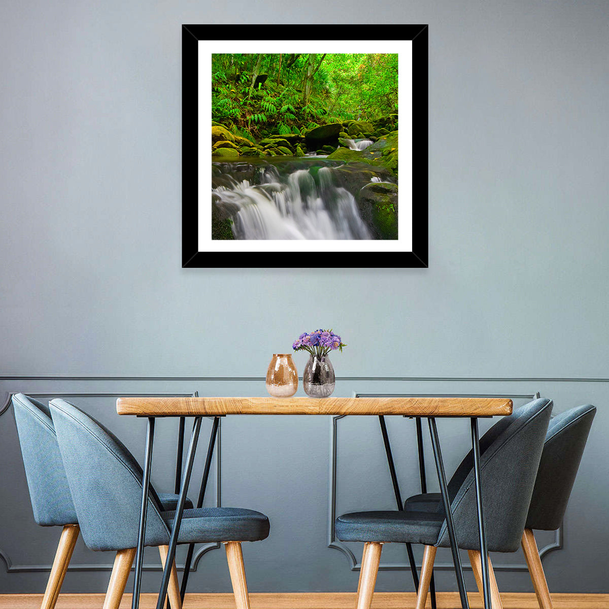 Emerald Jungle Stream Wall Art