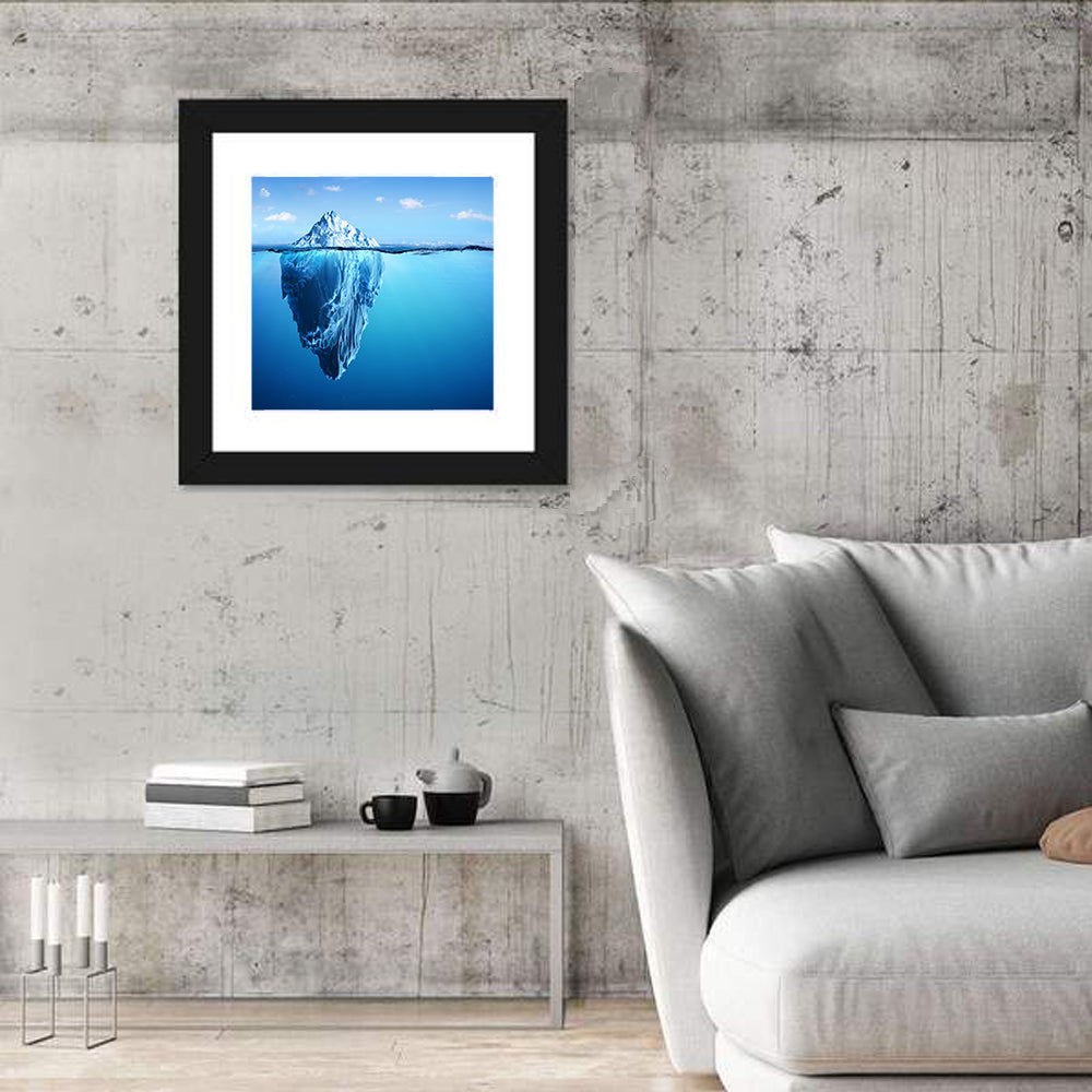 Split-level Iceberg Wall Art